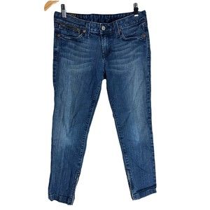 Vintage Lucky Brand Womens Jeans Size 6/28 Crop Gene Montesano Ankle Zip Jeans